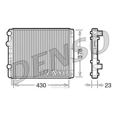 Радиатор системы охлаждения vw polo, seat arosa 94 Denso DRM32030