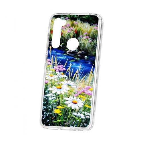 Чехол Kruche Xiaomi Redmi Note 8 Print Ромашки у ручья