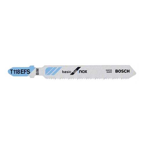 Набор пилок для лобзика Bosch T 118 EFS, BIM 2608636497