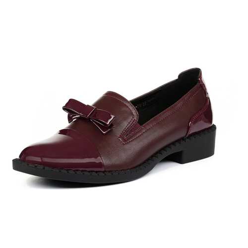 Лоферы женские T.Taccardi K0490LC-7A бордовые 38 RU