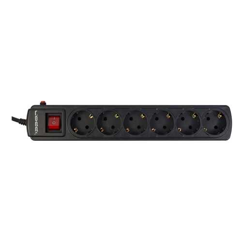 Сетевой фильтр IPPON BK112, 6 розеток, 1,8 м, Black