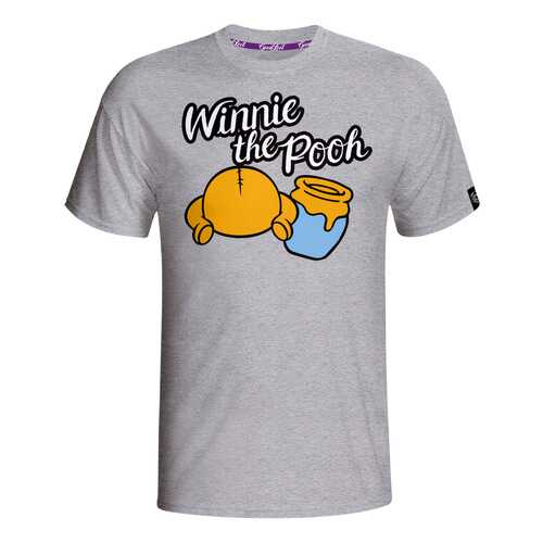 Футболка мужская Good Loot Winnie The Pooh серая XL