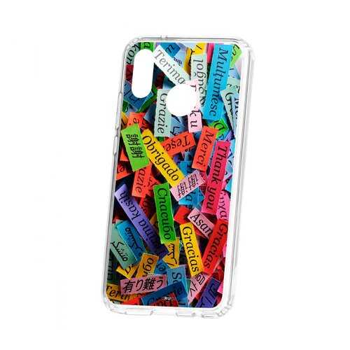 Чехол Kruche Huawei P20 Lite Print Thank you