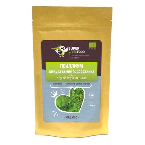 Шелуха Super Green Food семян подорожника 100 г