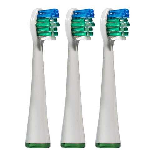 Насадка для зубной щетки SRSB-3E White/Green 3 шт
