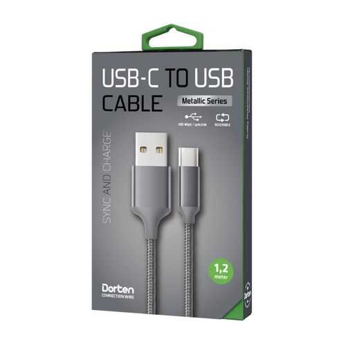 Кабель Dorten Micro USB to USB Cable Metallic Series 1,2 м Dark Gray
