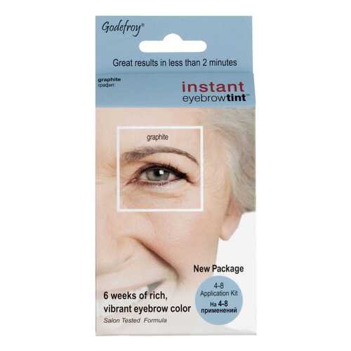 Краска для бровей Godefroy Instant Eyebrow Tint графит 4 шт