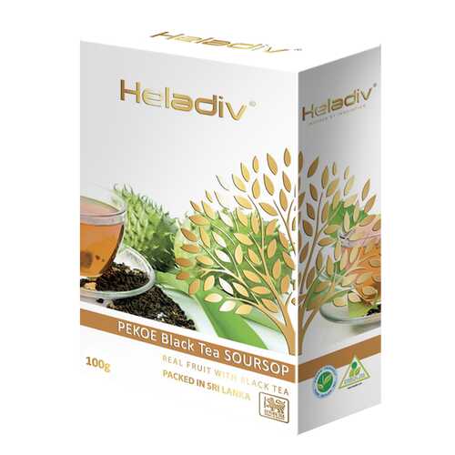 Чай черный листовой Heladiv soursop black tea 100 г