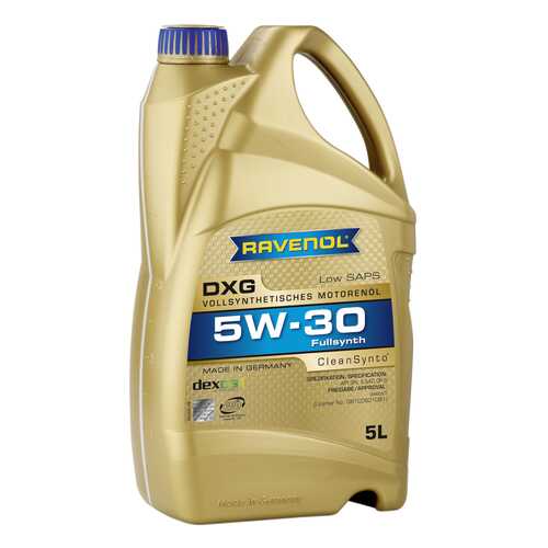 Моторное масло Ravenol DXG SAE 5W-30 5л