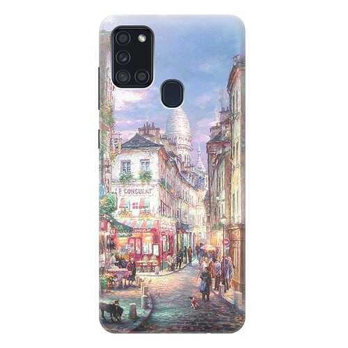 Чехол RE:PA для Samsung Galaxy A21s с принтом Пейзаж Монмартра