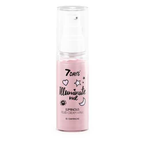 Сияющий крем-флюид для лица 7DAYS ILLUMINATE ME ROSE GIRL/01Champagne, 50 мл