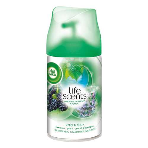 Сменный аэрозоль для освежителя воздуха Air Wick freshmatic life scents утро в лесу 250 мл