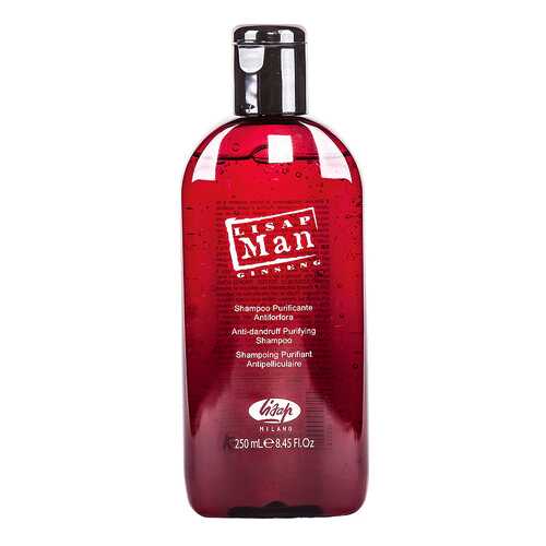 Шампунь мужской против перхоти Lisap Milano Anti-Dandruff Purifying Shampoo Man 250 мл