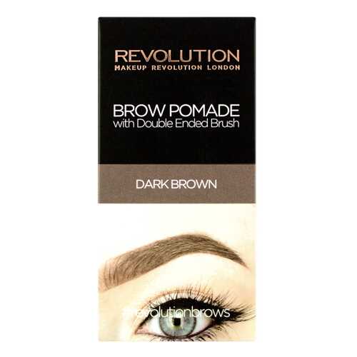 Помада для бровей Makeup Revolution Brow Pomade - Dark Brown 2,5 г