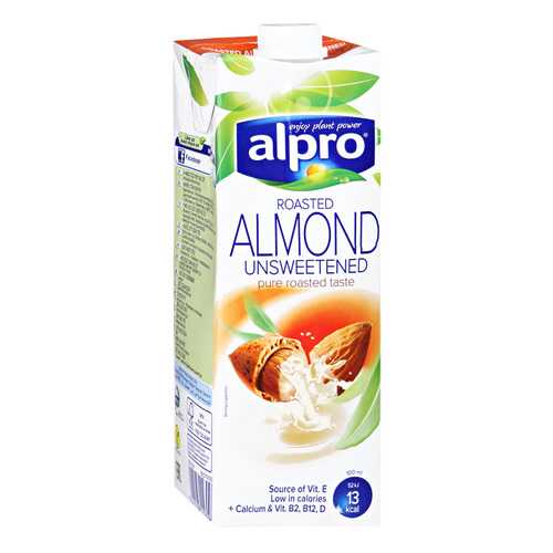 Напиток миндальный без сахара Alpro обогащенный кальцием и витаминами 1 л