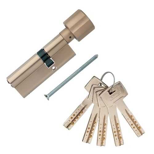 Европрофильный цилиндр ABUS M12R430 ключ/вертушка 45-30 (75 мм) NI (5 key)