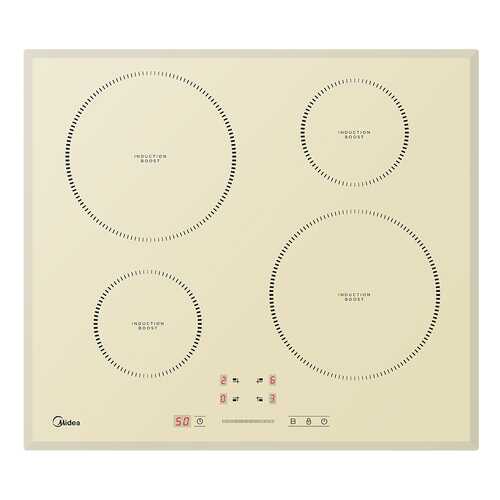 Встраиваемая варочная панель индукционная Midea MIH64721FIV Beige