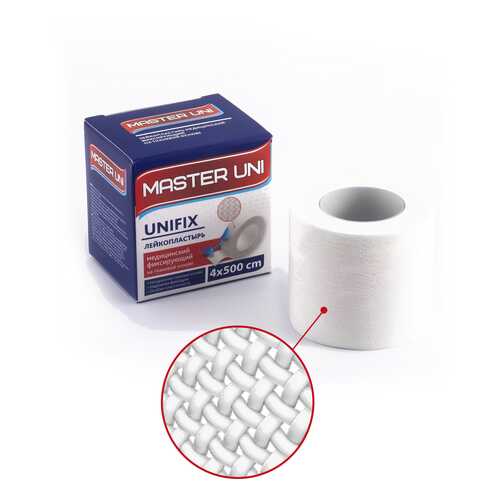 Пластырь Master Uni Unifix фиксирующий на тканевой основе 4 х 500 см