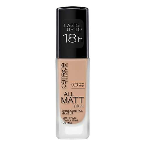 Тональный крем CATRICE All Matt Plus Shine Control Make Up Nude Beige №020 30 мл