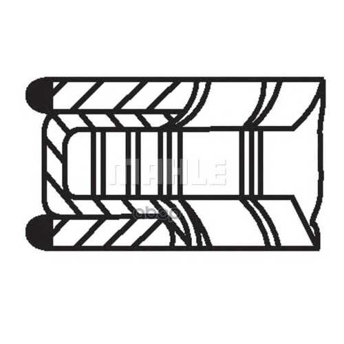 Кольца поршневые Mahle 01166N0