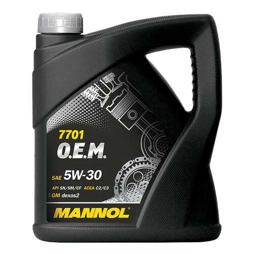 Моторное масло Mannol 7701 O.E.M. 5W-30 4л