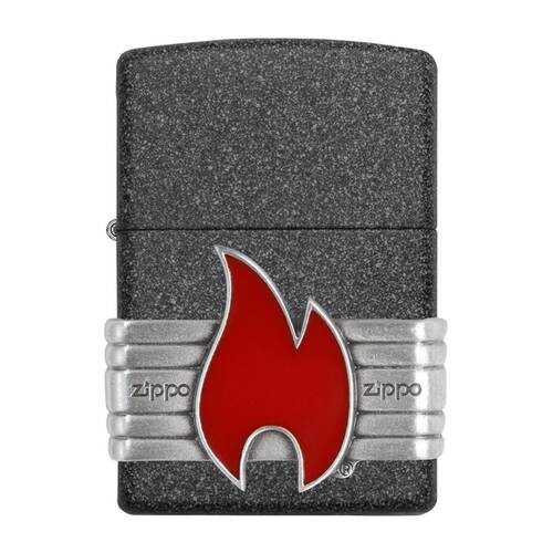 Зажигалка Zippo Red Vintage Wrap Iron Stone