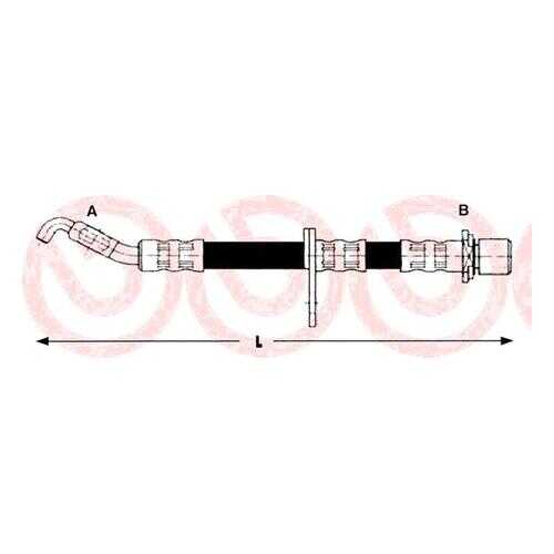 Шланг тормозной системы Brembo T83013