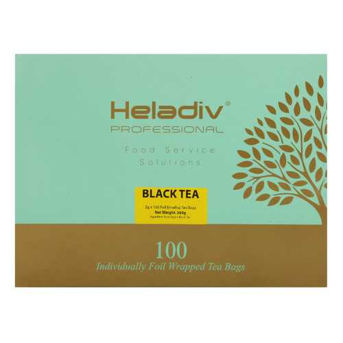 Чай в пакетиках Heladiv professional line black 100 пакетов в саше