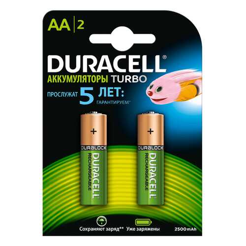 Аккумуляторная батарея Duracell HR6-2BL 2 шт