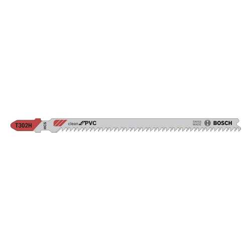 Набор пилок для лобзика Bosch T302H CleanPVC 2608667447