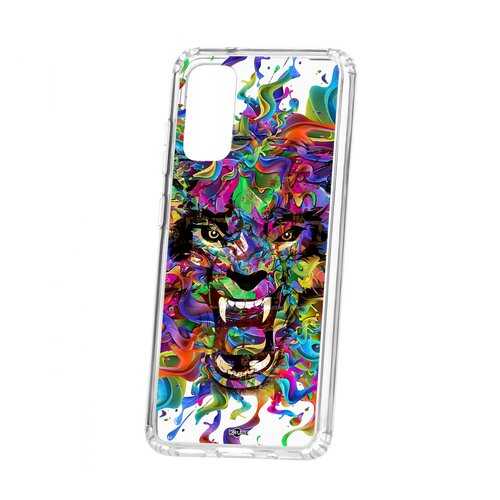 Чехол Kruche Samsung Galaxy S20/S11e Print Colored beast