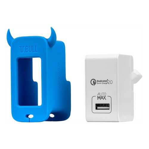 Сетевое зарядное устройство MoMax U.Bull 1 USB 2,4A Blue