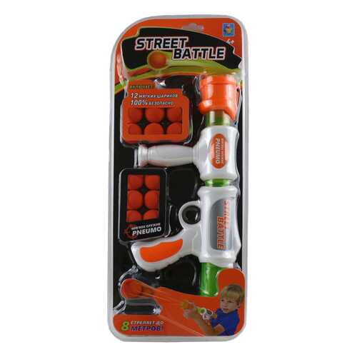 Огнестрельное игрушечное оружие 1TOY Street Battle Т13648