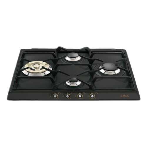 Встраиваемая варочная панель газовая Smeg SR764AO Black