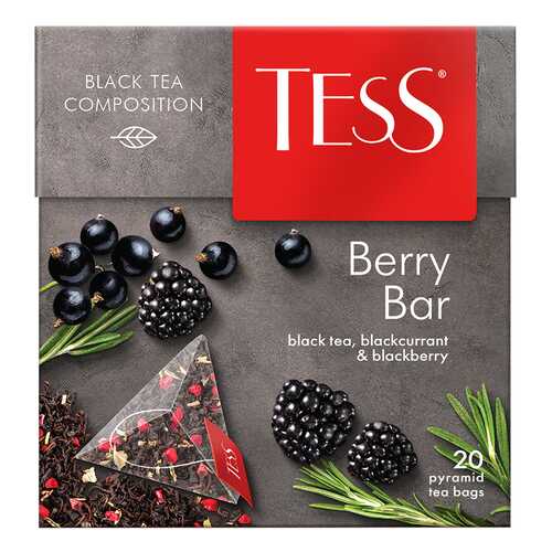 Чай черный Tess Berry Bar 20 пакетиков