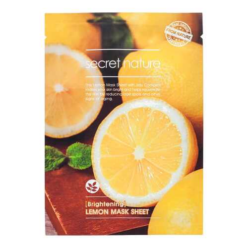 Маска для лица Secret Nature Brightening Lemon 25 мл