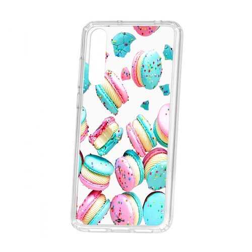 Чехол Kruche для Huawei P20 Pro (Plus) Print Макарон