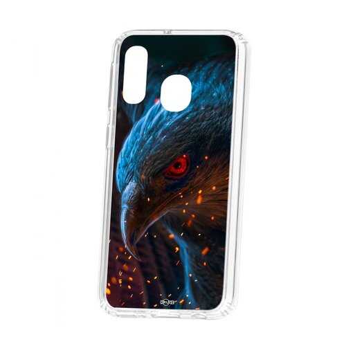 Чехол Kruche Samsung Galaxy A40 2019 Print Орел