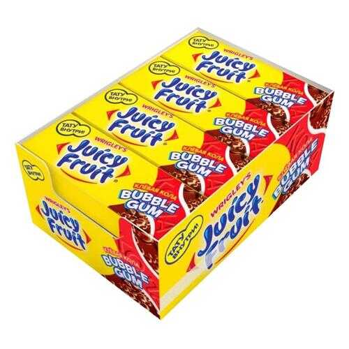 Жевательная резинка Juicy Fruit клевая кола 24 штуки 13.8 г