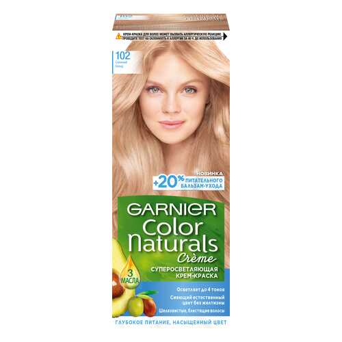 Краска для волос Color Naturals оттенок 102, Снежный Блонд