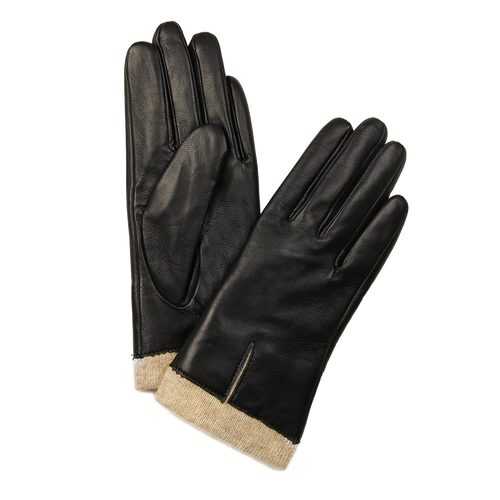 Перчатки женские Venera 9505511-1 черные 8.5