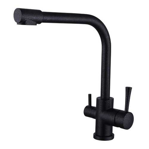 Смеситель для кухни Kaiser Merkur 26044-2 с подключением к фильтру Black Marble