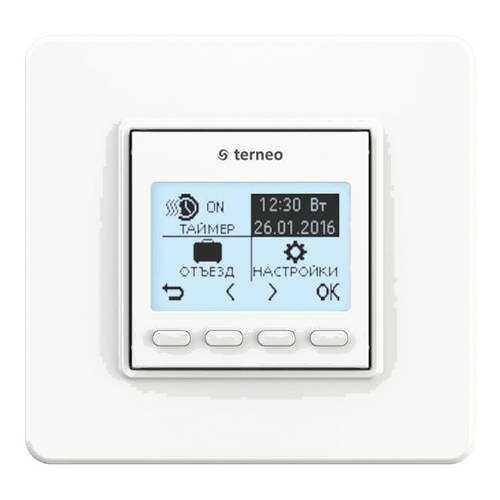 Терморегулятор для теплых полов TERNEO PRO white