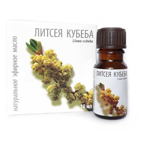 Литсеи кубеба эфирное масло (вербены тропической) 10 мл, МедикоМед