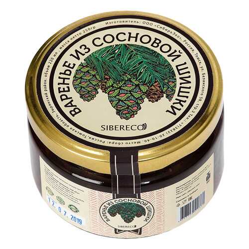 Варенье Sibereco из сосновой шишки 250 г