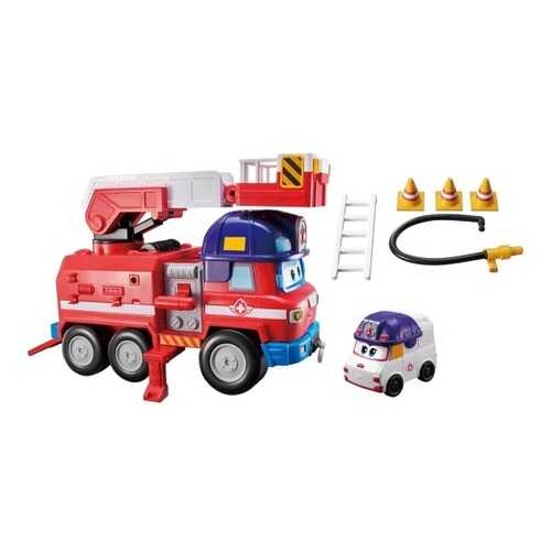 Набор Super Wings Спасатели с машиной Спарки и трансформером Зоуи, 9 см