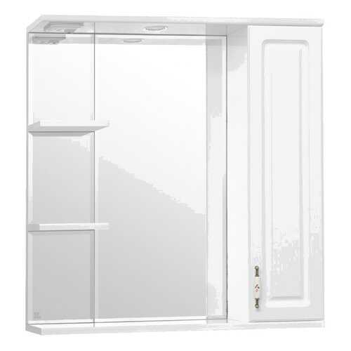 Зеркальный шкаф Style Line Олеандр-2 75/С Люкс белый