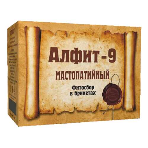 Чайный напиток Алфит-9 мастопатийный 60 брикетов х 2 г