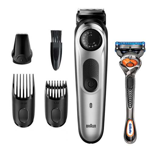 Триммер для бороды Braun BT5260 + Бритва Gillette