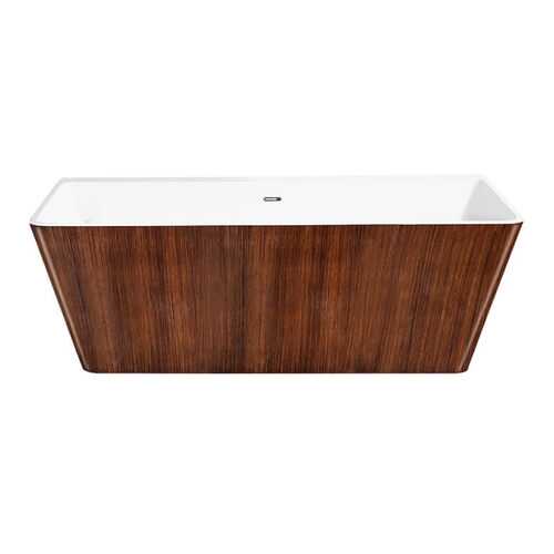 Акриловая ванна Lagard VELA Brown Wood 168х80 см